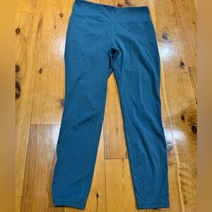 Wander Dark Teal Running Tights w/ Pockets
